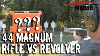 44 Magnum Rifle vs Revolver