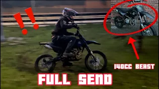 Testing My Stomp 140 Pitbike  (FULL SEND)