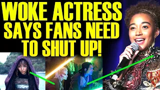 WOKE ACTRESS LOSES IT WITH FANS AFTER THE ACOLYTE BACKLASH & TRAILER DISASTER! DISNEY STAR WARS FAIL