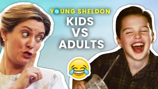 Young Sheldon: Kids vs Adults Bloopers | OSSA Movies