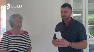 Send The Love Content Winner   72SOLD Delivers Mortgage Help Check to Carol