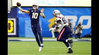 New England Patriots - Every Chargers Incompletion - NFL 2021 Week 8 - @ Los Angeles Chargers