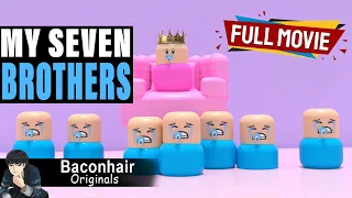 My Seven Twin Brothers Treat Me Like A Princess, FULL MOVIE | roblox brookhaven 🏡rp