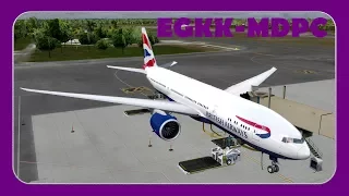 [P3D] BAW2205 | Gatwick-Punta Cana | PMDG 777 | British Airways |