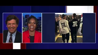 Candace owens reacts to firestorm over wearing white lives matter shirt #kanyewest #candaceowens