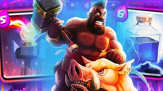 ¡MAZO MONTAPUERCO RAYO IMPARABLE! Ciclo 3.3 de Elixir Clash Royale