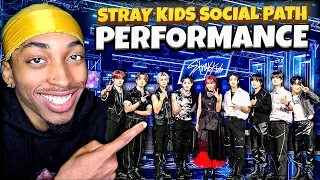 Stray Kids / Social Path (feat.LiSA) [VENUE101 Performance] | REACTION