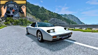 🇮🇹 Italy's Winding Coast Roads in Sports Car Realistic Driving - BeamNG.drive