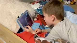 Grandma Reads To Grandson Over FaceTime