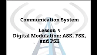 Communication System - Digital modulation-ASK-FSK-PSK-QAM شرح لموضوع