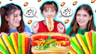 ASMR Most Popular TIK TOK Challenges By LiLiBu (Copy Me, Guess The Color Food)