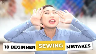 10 BEGINNERS SEWING MISTAKES | Sewing Tips & Tricks