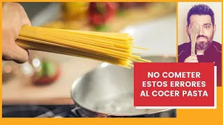 ❌ NO cometas estos 😱😱5 ERRORES al COCER PASTA 🍝