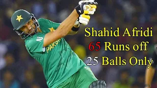 Stunning Batting of Boom Boom Afridi | Blazing 65 runs off 25 balls vs New Zealand. |