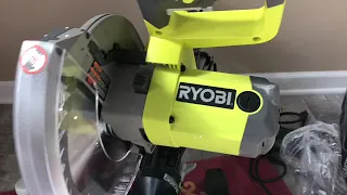 HOW TO USE RYOBI SLIDING MITER SAW