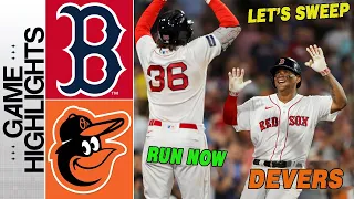 Red Sox vs Baltimore Orioles GAME Highlights September 08, 2023 - MLB Highlights | MLB Season 2023