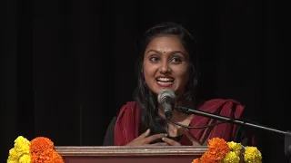 Tanvi Speech at Dr Sanjay Shantharam Rangabhivandane program at Bangalore