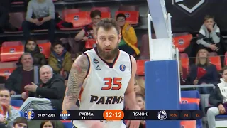 VTB league. BC "Parma" 68 vs 75 BC "Tsmoki-Minsk". 21/12/2019