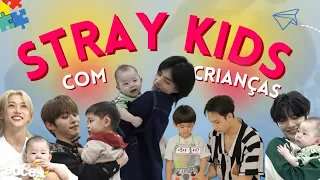 Stray Kids com CRIANÇAS || Compilado