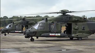 CLOSE BUNDESWEHR NH90 START-UP & TAKEOFF !!