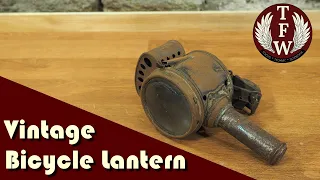 Vintage Bicycle Lantern Restoration (with home made base)