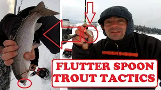Flutter Spoon Ice Fishing Tips for Stocked Trout