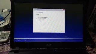 Установка Windows на Acer ES1 533 C8YT (video 1)