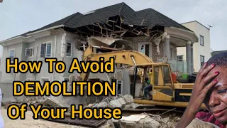 Demolition In Ajao Estate Lagos | How Not To Fall Victims Of This In Lagos