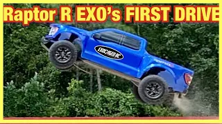 Traxxas Raptor R Exo’s FIRST DRIVE!