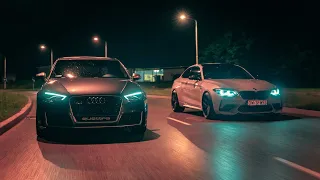 BMW M2 & AUDI RS3 NIGHT RUN | WAŁBRZYCH | 4K