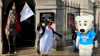 Poor Horse, This HAPPEN Now At Horse GUARDS