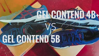 ASICS GEL CONTEND 5B VS ASICS GEL CONTEND 4B+ / Best running shoes under 1500