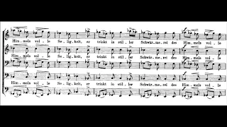 Franz Schubert - Mondenschein D. 875 for Tenor solo and Male Chorus (1826)