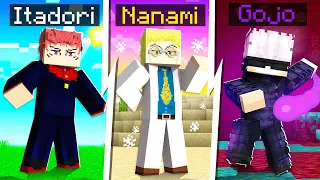 We Survived as EVERY Character in Jujutsu Kaisen Minecraft