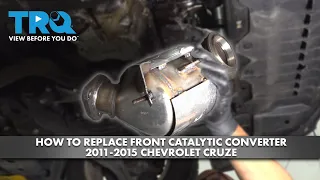 How to Replace Front Catalytic Converter 2011-2015 Chevrolet Cruze