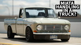 A Datsun Truck That Handles Like a Miata, Because it IS a Miata (kind of)