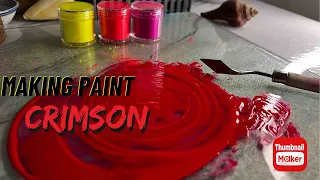 MAKING PAINT: CRIMSON🩸asmr & speedpaint WATCH in HD