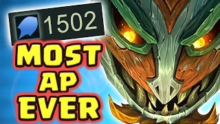 1500+ AP THE LEGENDARY SAPLING-ONLY-KILL | NEW REWORK MAOKAI JUNGLE | THE MOST AP EVER - Nightblue3