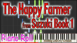 The Happy Farmer - Suzuki Book 1 - Play Along Piano Accompaniment Tutorial