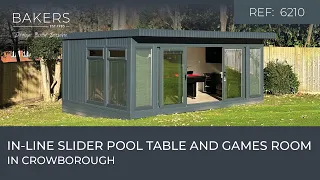 Pool Table and Games Garden Room