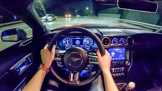 2022 Ford Mustang Mach 1 (6MT) - POV Night Drive (Binaural Audio)