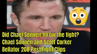 Chael Sonnen and Scott Coker Bellator 208 Post Fight Press Conference Clips