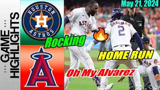 Houston Astros vs Los Angeles Angels [Highlights] May 21, 2024 | Oh My God Yordan Álvarez Home Run 🚀