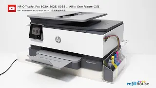 HP OfficeJet Pro 8020, 8025, 8035 Modify to CISS - HP 915, 910, 912, 914