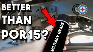 The BEST Way To Remove Rust And Undercoat Your Truck Or Car | Better Than POR15?