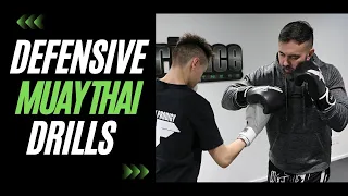 Muay Thai Fundamentals | Defense Drills with a Partner