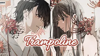 Nightcore - Trampoline | Lyrics | Switching vocals | NMV