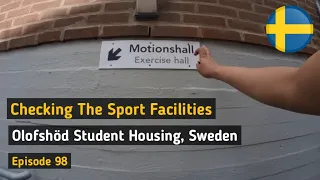 Sport & Exercise Hall Room Tour at Olofshöd Student Housing in Gothenburg Sweden ll Motions Hall