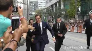 Benedict Cumberbatch - Fan Frenzy 'A Selfie in Pink' - TIFF14