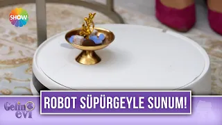 Gelinimiz robot süpürgeyle sunum yaptı! | Gelin Evi 776. Bölüm